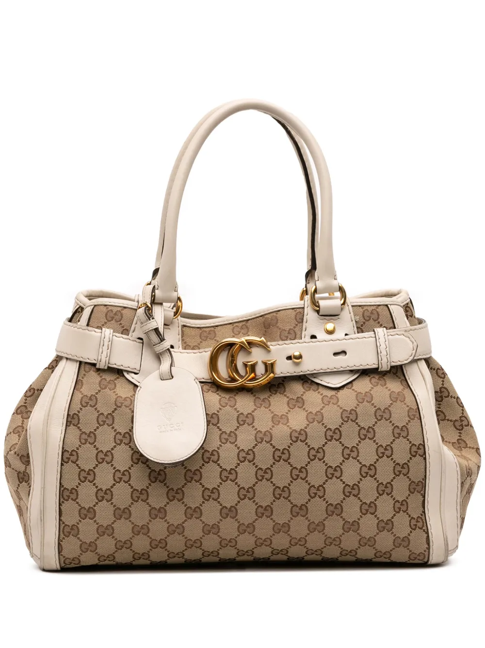Gucci Pre-Owned 2016-2025 GG Canvas Running tote bag - ブラウン Gucci Pre-Owned 2016-2025 GG Canvas Running tote bag - ブラウン