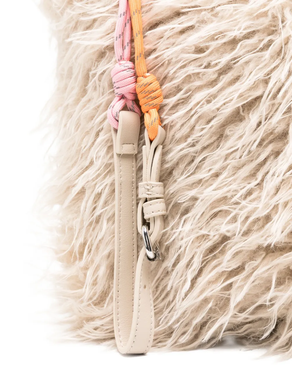 Twinset Wrist-strap Clutch Bag In Purple