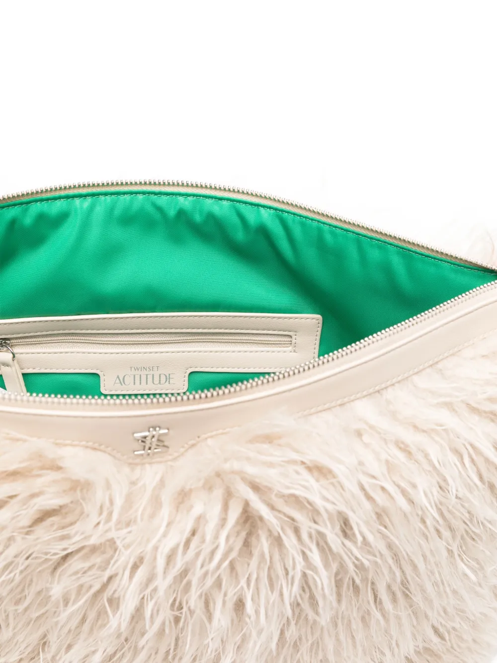 Twinset Wrist-strap Clutch Bag In Purple
