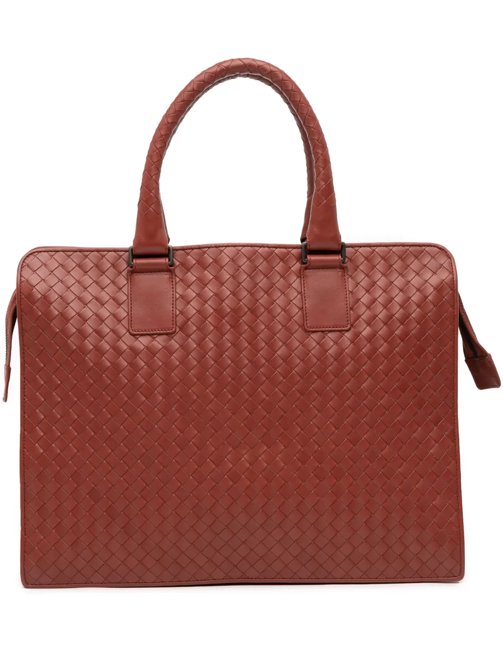 Bottega Veneta Pre-Owned 2012-2025 Nappa Intrecciato business bag | Red | Image 1