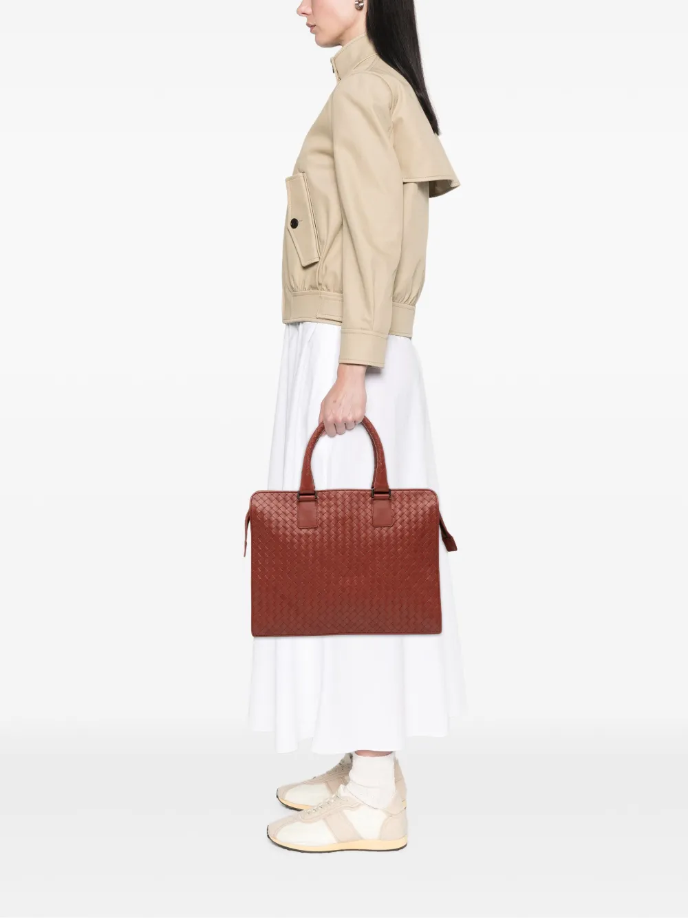 Bottega Veneta Pre-Owned 2012-2025 Nappa Intrecciato business bag | Pre-Owned | Image 2