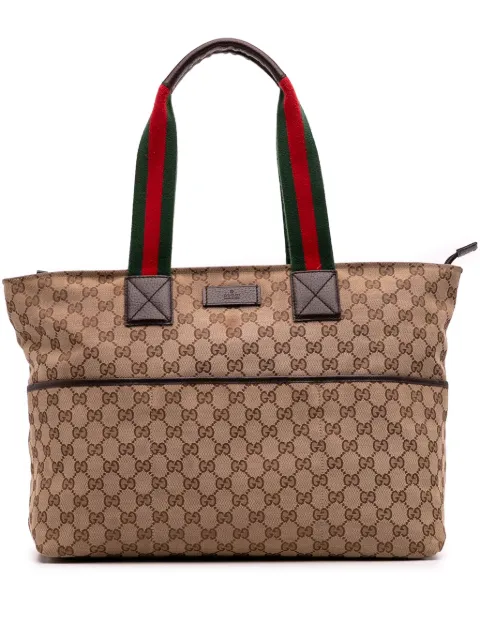 Gucci Pre-Owned 2016-2025 GG Canvas Web tote bag