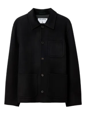 LEMAIRE パッチポケット ジャケット | ブラック | FARFETCH JP