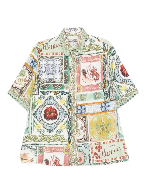 ALEMAIS graphic-print shirt
