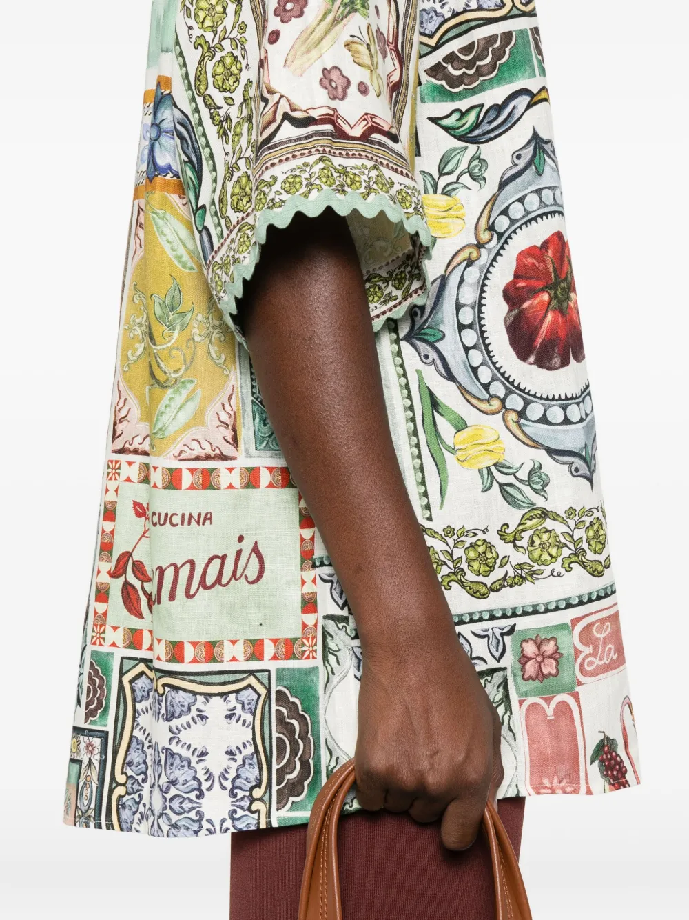 Alemais Graphic-print Shirt In White