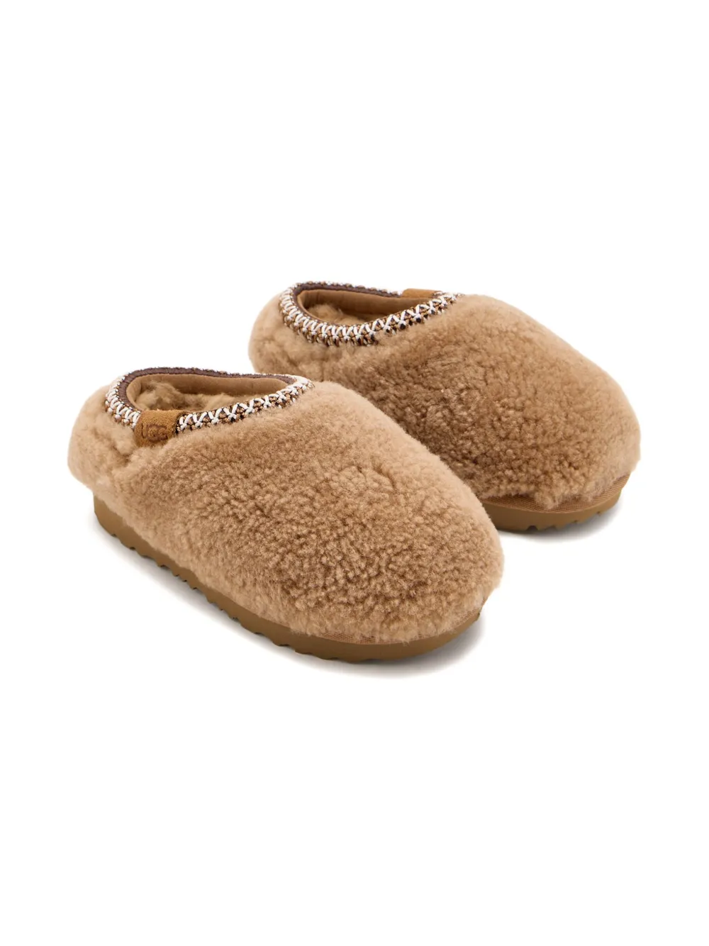 Ugg Toddlers' Tasman Maxi Curly Slippers In Brown