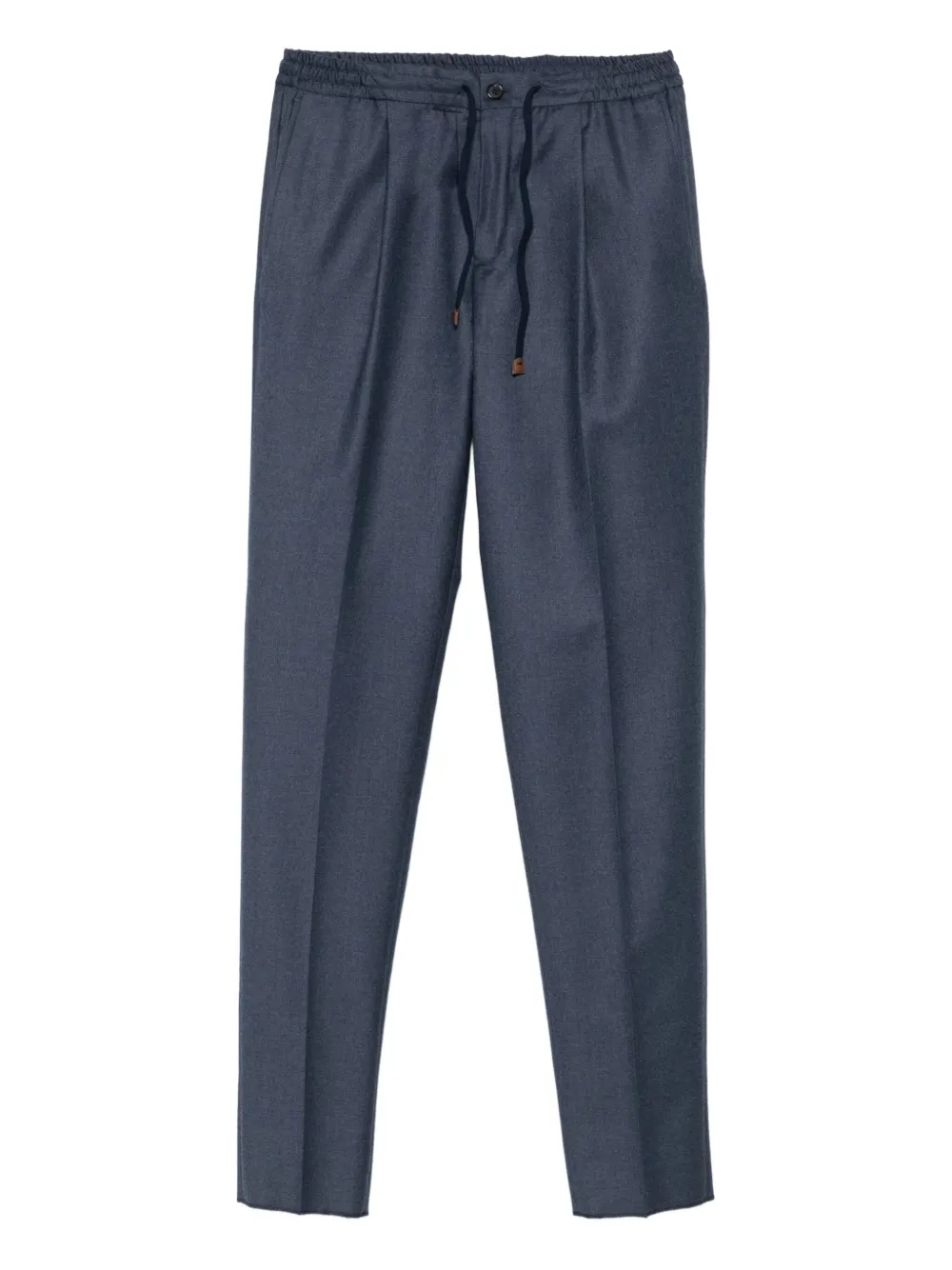 Incotex drawstring-waist trousers | Blue | Image 1