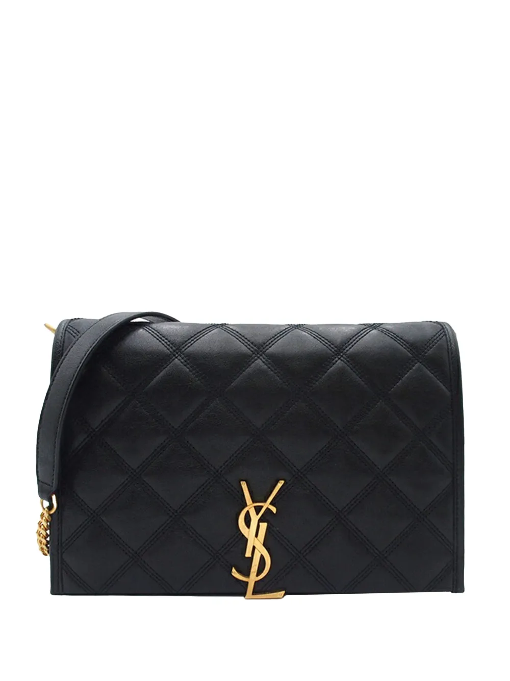 Saint Laurent Pre-Owned 2000-2025 Mini Quilted Lambskin Becky Chain Saint Laurent Pre-Owned 2000-2025 Mini Quilted Lambskin Becky Chain