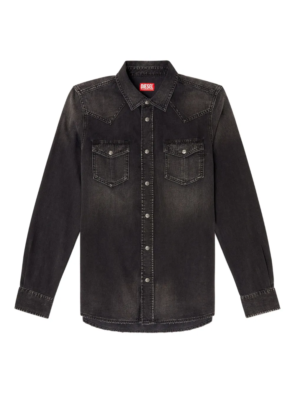 Diesel Camicia denim D-Vega - Nero