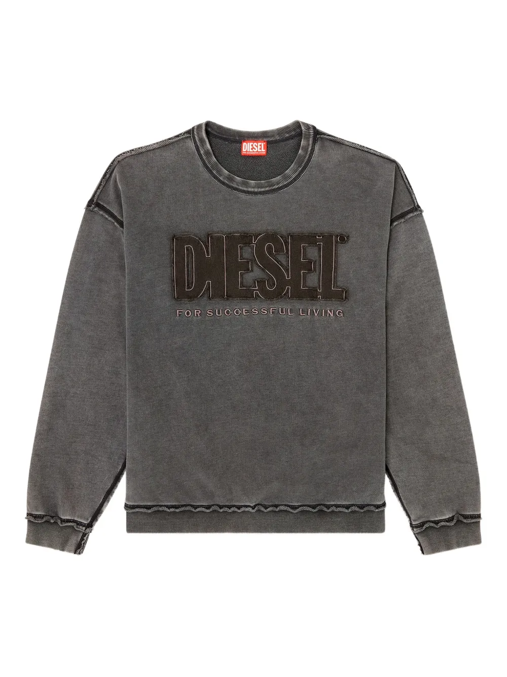 Diesel S-Boxt-Raw-V1 sweatshirt | Grey | Image 1