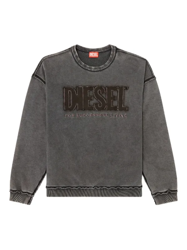 Diesel S-Boxt-Raw-V1 Sweatshirt | Grey | FARFETCH AO