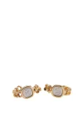 Louis Vuitton Pre-Owned 2015 Gold Plated LV ID Chain Hoop Push Back Earrings costume earrings