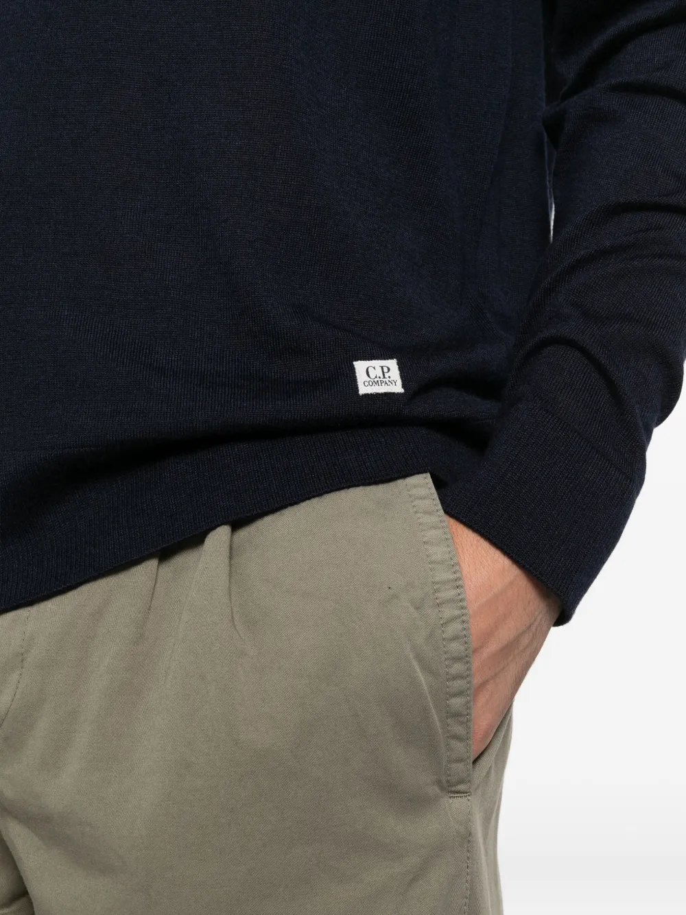 C.P. Company T-shirt met ronde hals Blauw