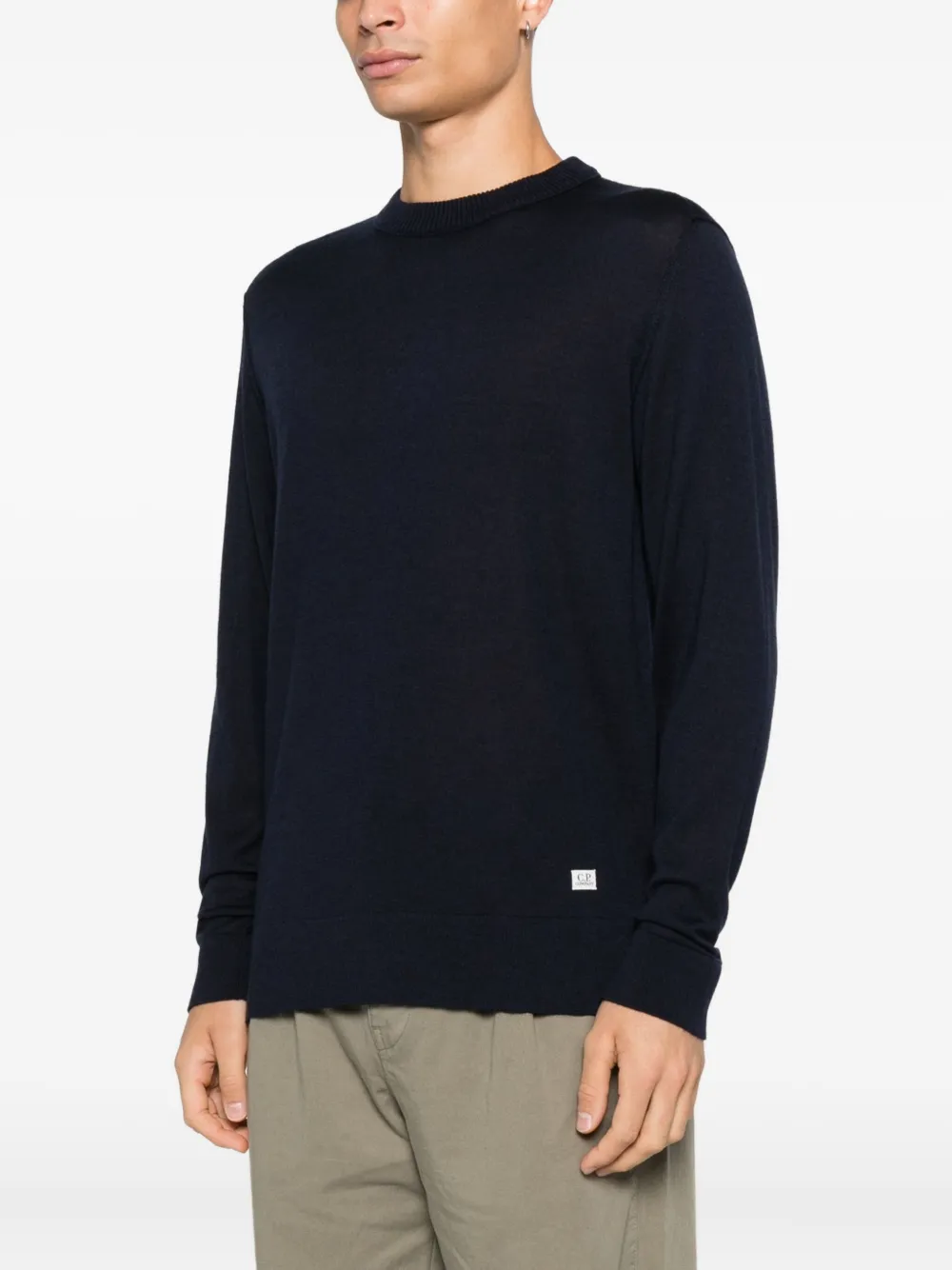 C.P. Company T-shirt met ronde hals Blauw