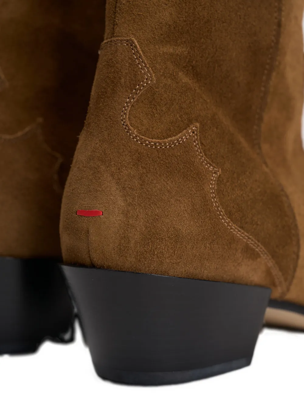 Aeyde Hester Suede Ankle Boots In Brown