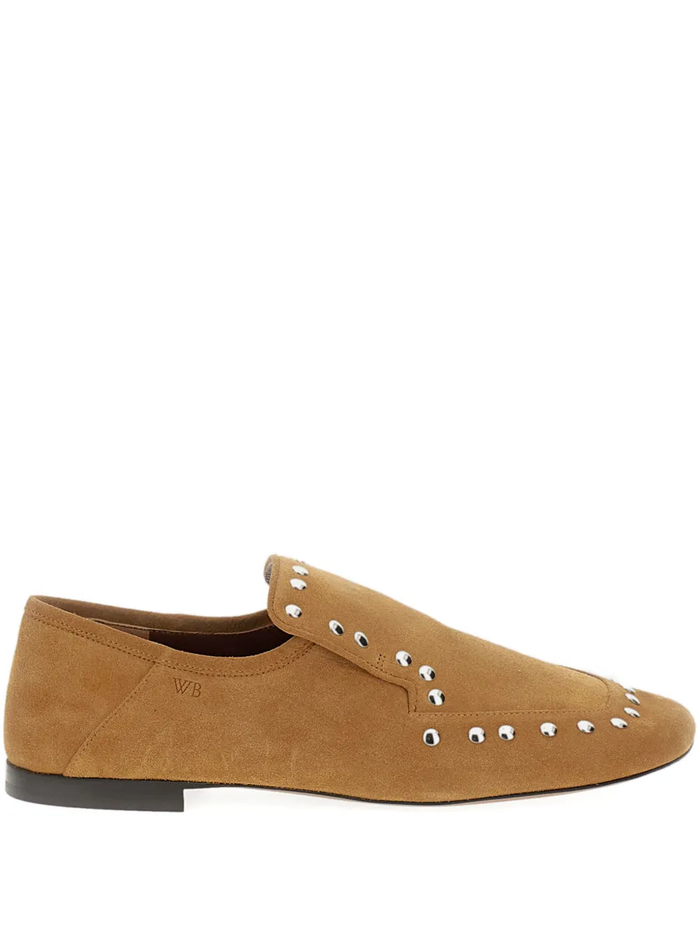 Wales Bonner stud-embellished loafers | Brown | Image 1