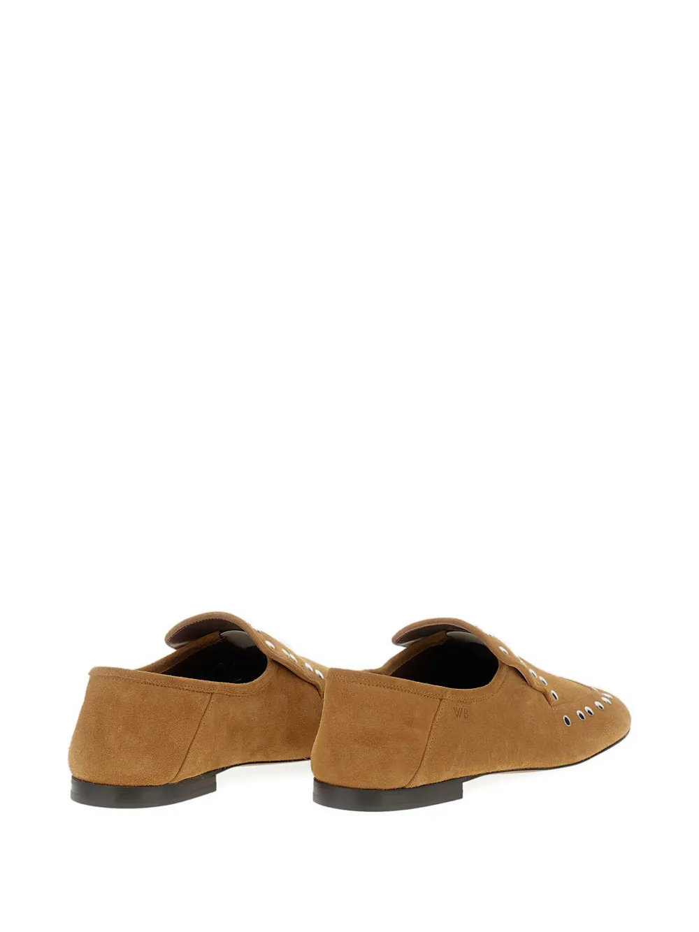 Wales Bonner Stud-embellished Loafers In Brown