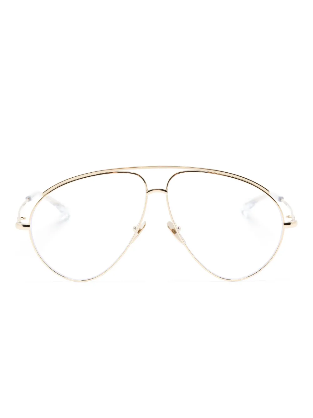 Gucci Eyewear lunettes de vue à monture pilote | or | Image 1