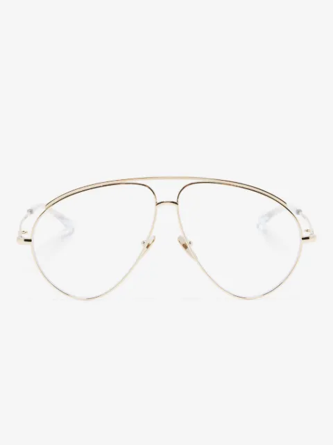 Gucci Eyewear lentes con armazón estilo piloto