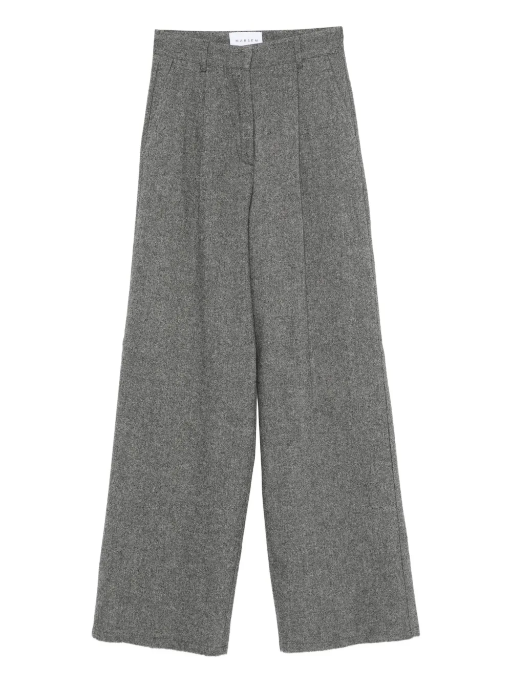 MARSEM pleated straight-leg trousers | Grey | Image 1