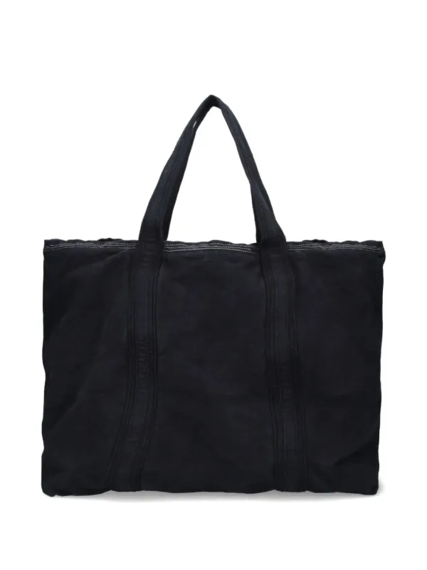 バッグ ERL Men's Venice Tote Woven ERL Venice Tote Bag | Black | FARFETCH
