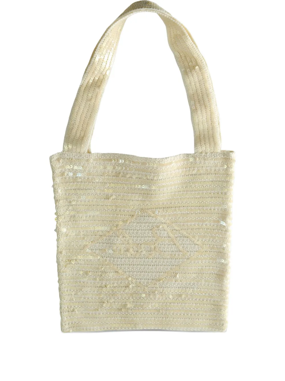 Bode Sequin Embellished Tote Bag In Neutral