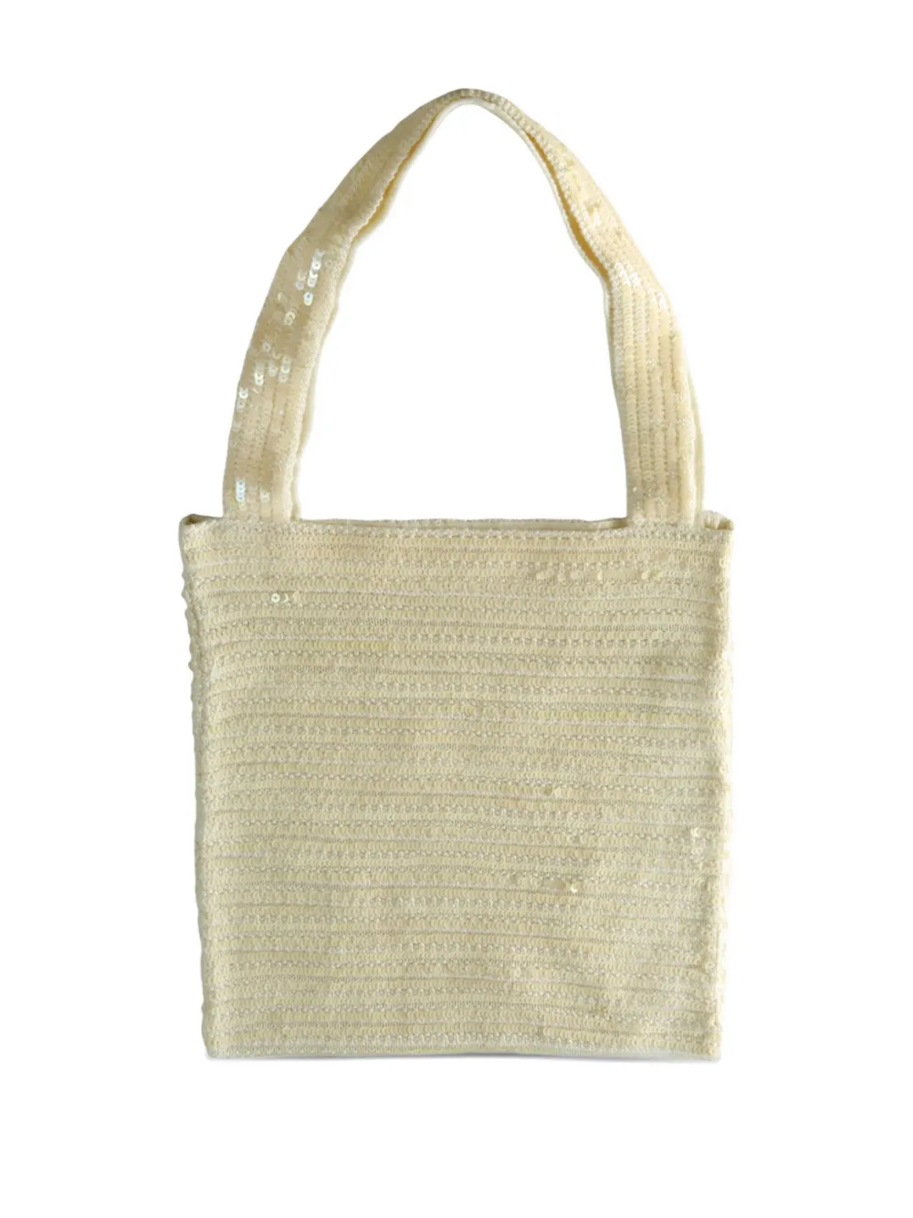 Bode Sequin Embellished Tote Bag In Neutral