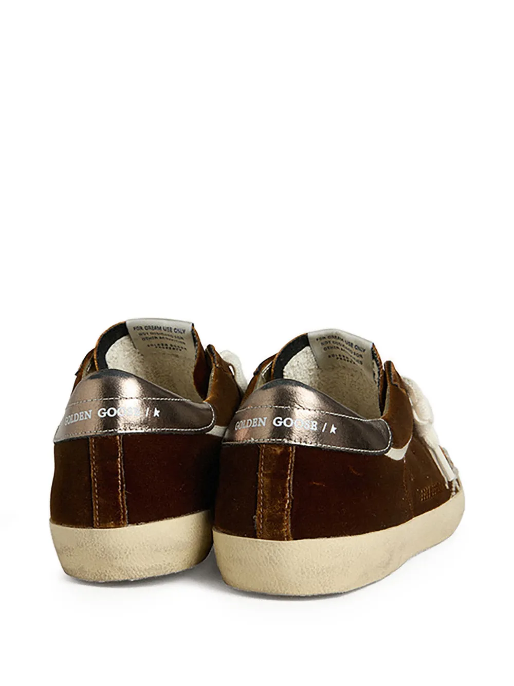 Golden Goose Super Star fluwelen sneakers Bruin