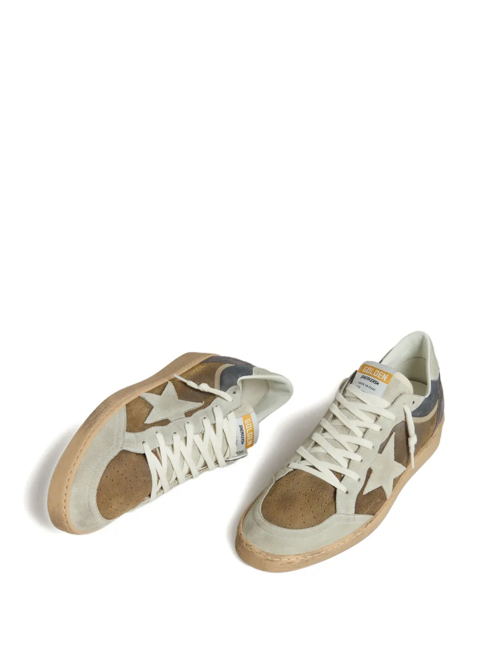 Golden Goose Ball Star leren sneakers Bruin