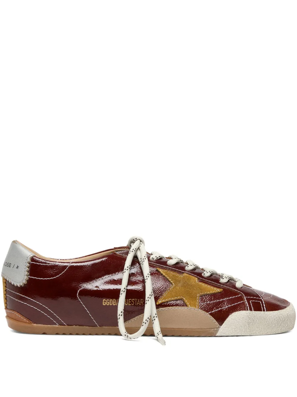 Golden Goose baskets True-Star en cuir | rouge | Image 1