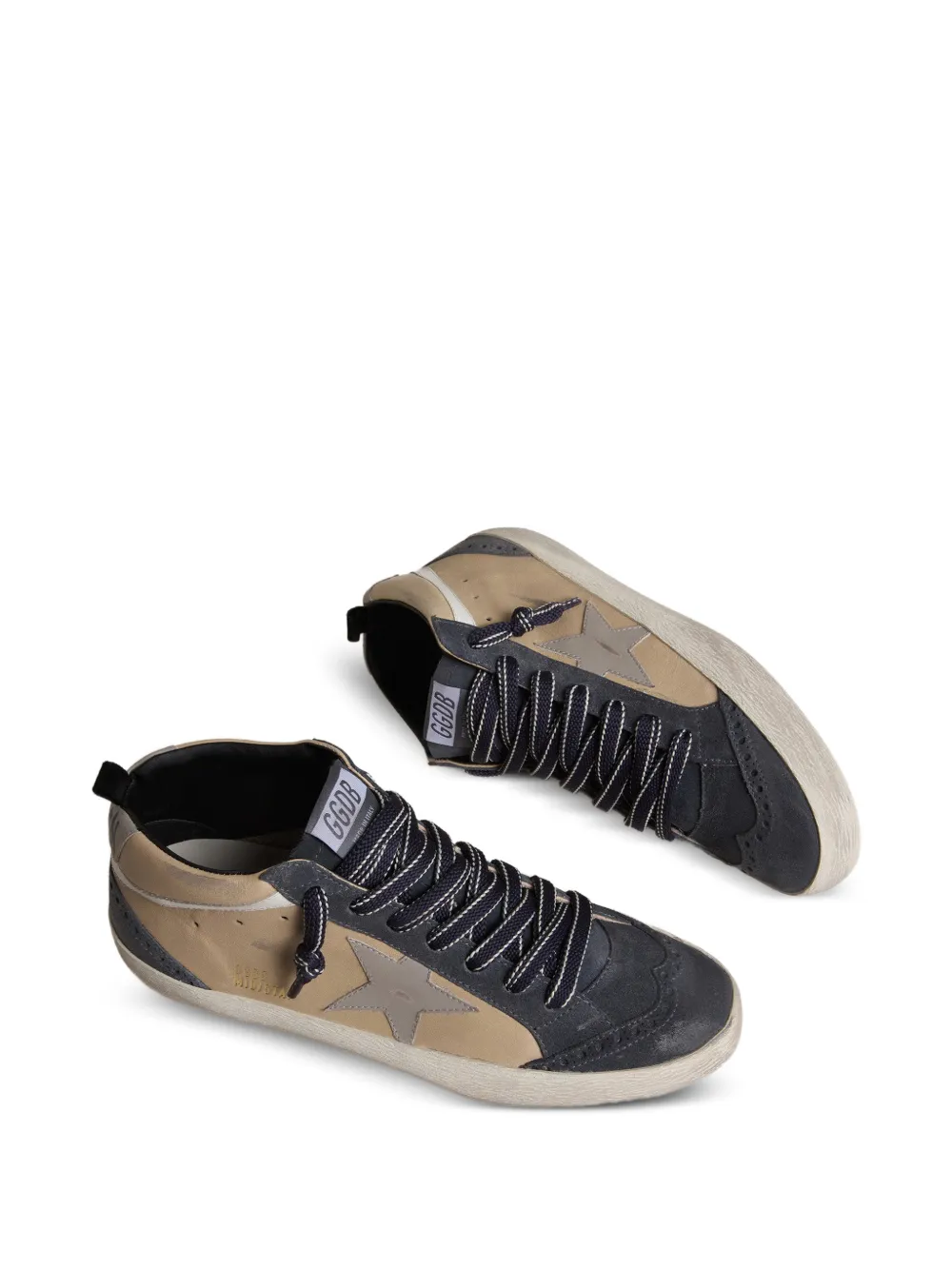 Golden Goose Mid Star suede sneakers Beige