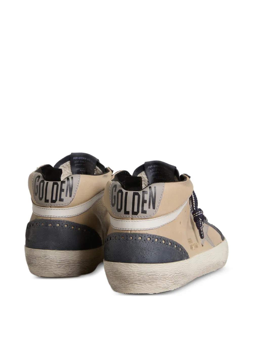 Golden Goose Mid Star suede sneakers Beige