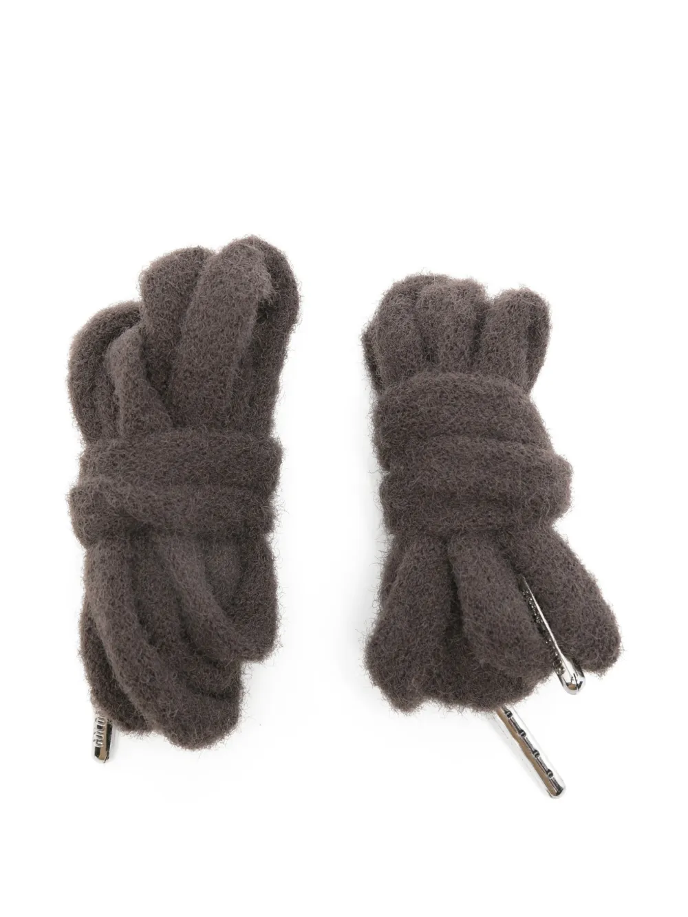 Golden Goose logo-engraved shoelaces - Grau