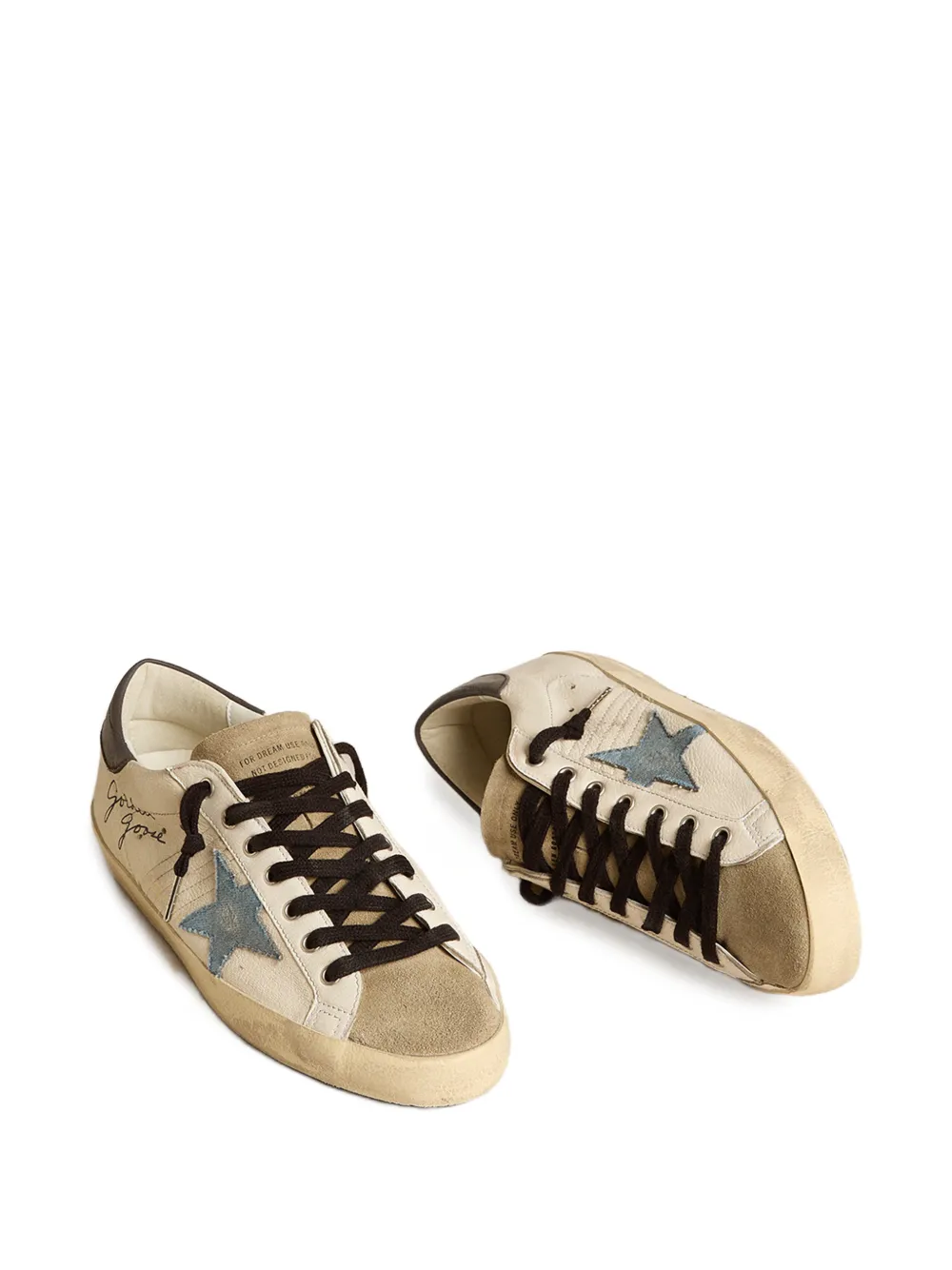 Golden Goose Super-Star leren sneakers Wit