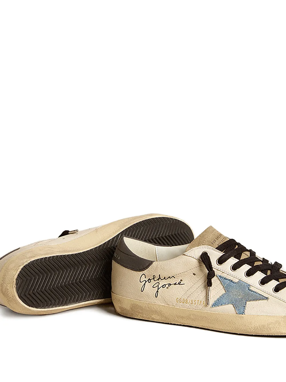 Golden Goose Super-Star leren sneakers Wit
