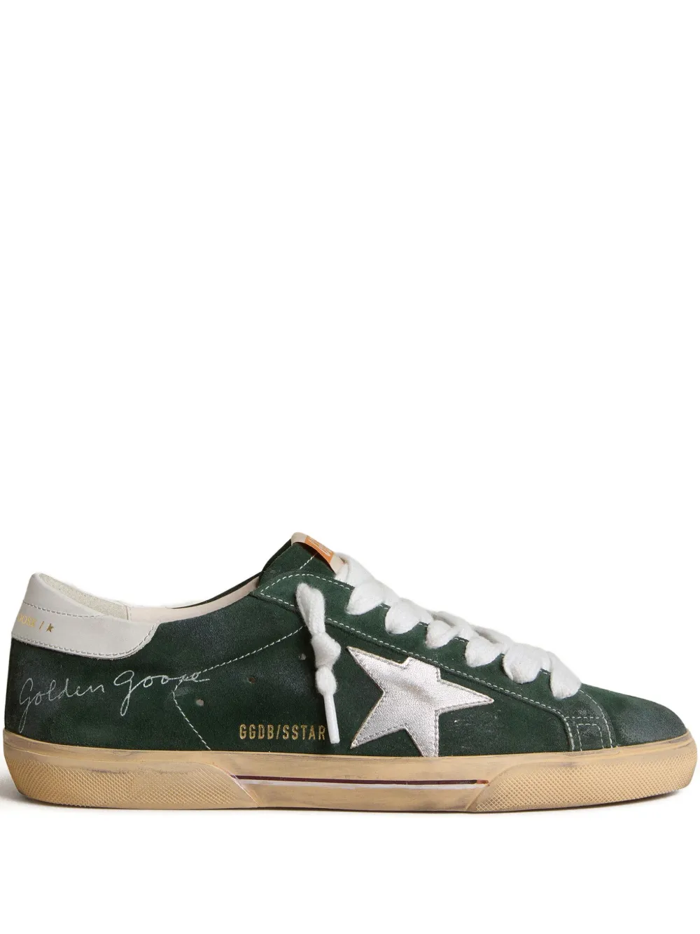 Golden Goose Super-Star leren sneakers Groen