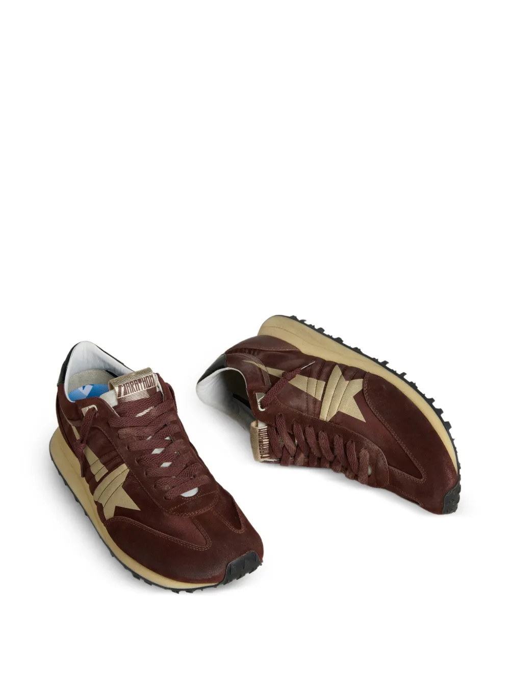 Golden Goose baskets Marathon en daim et satin | Baskets basses | Image 2