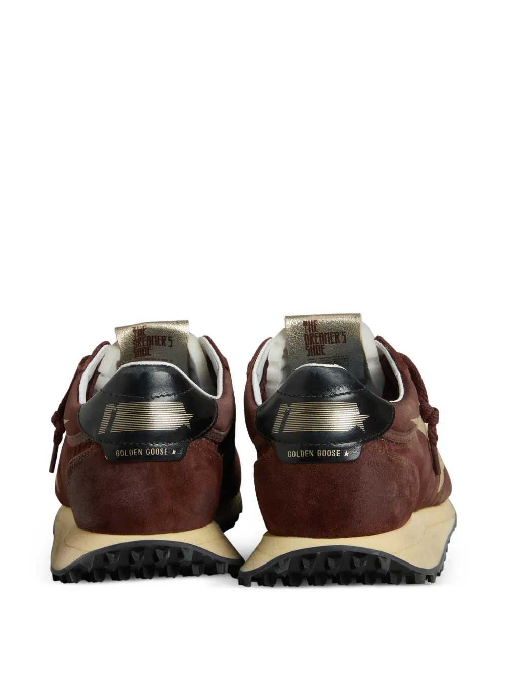 Golden Goose Marathon sneakers met suède en satijn Rood