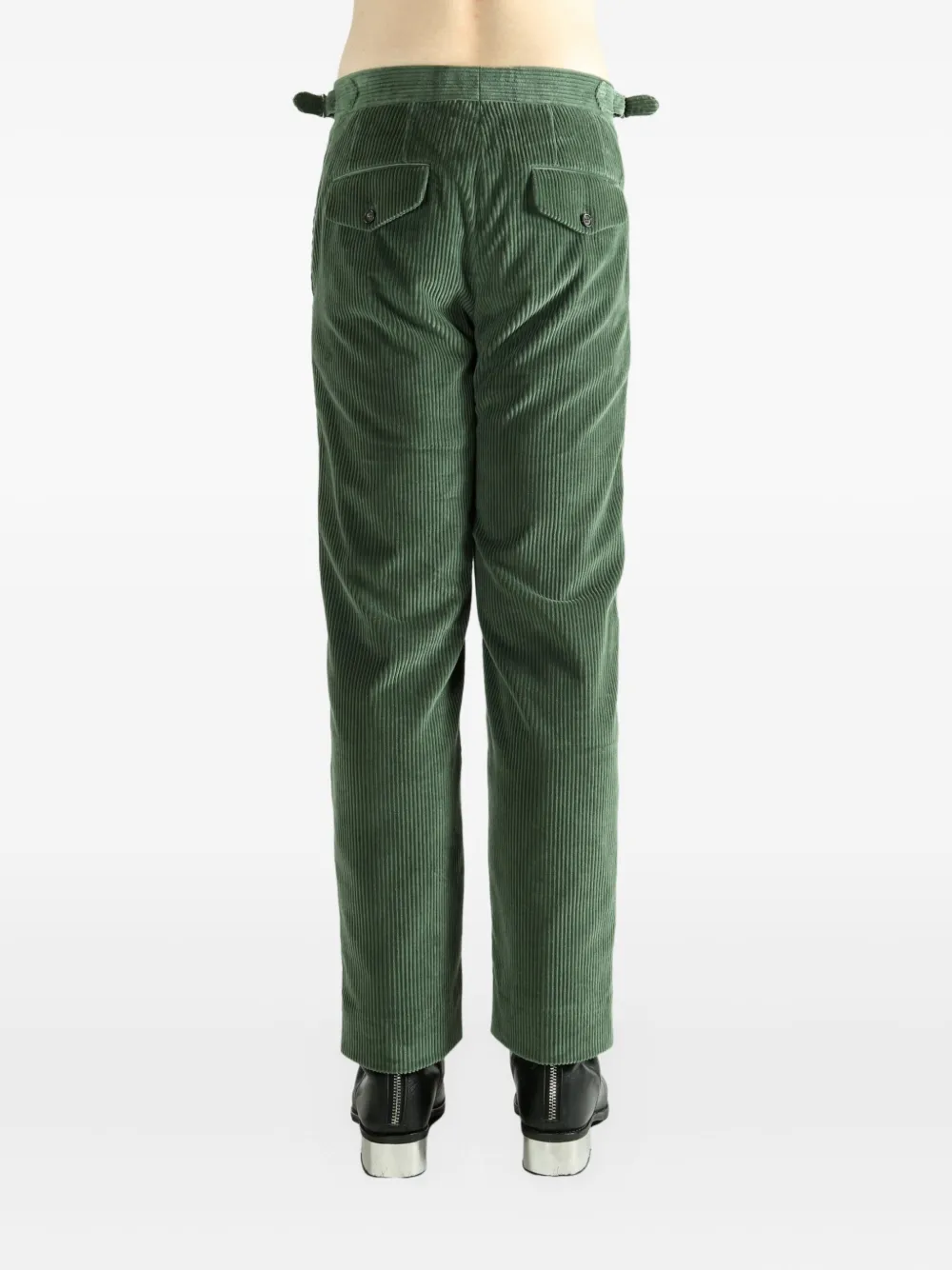BODE Ribfluwelen broek Groen