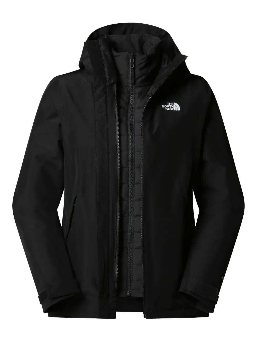 The North Face Carto Hooded Jacket In Black