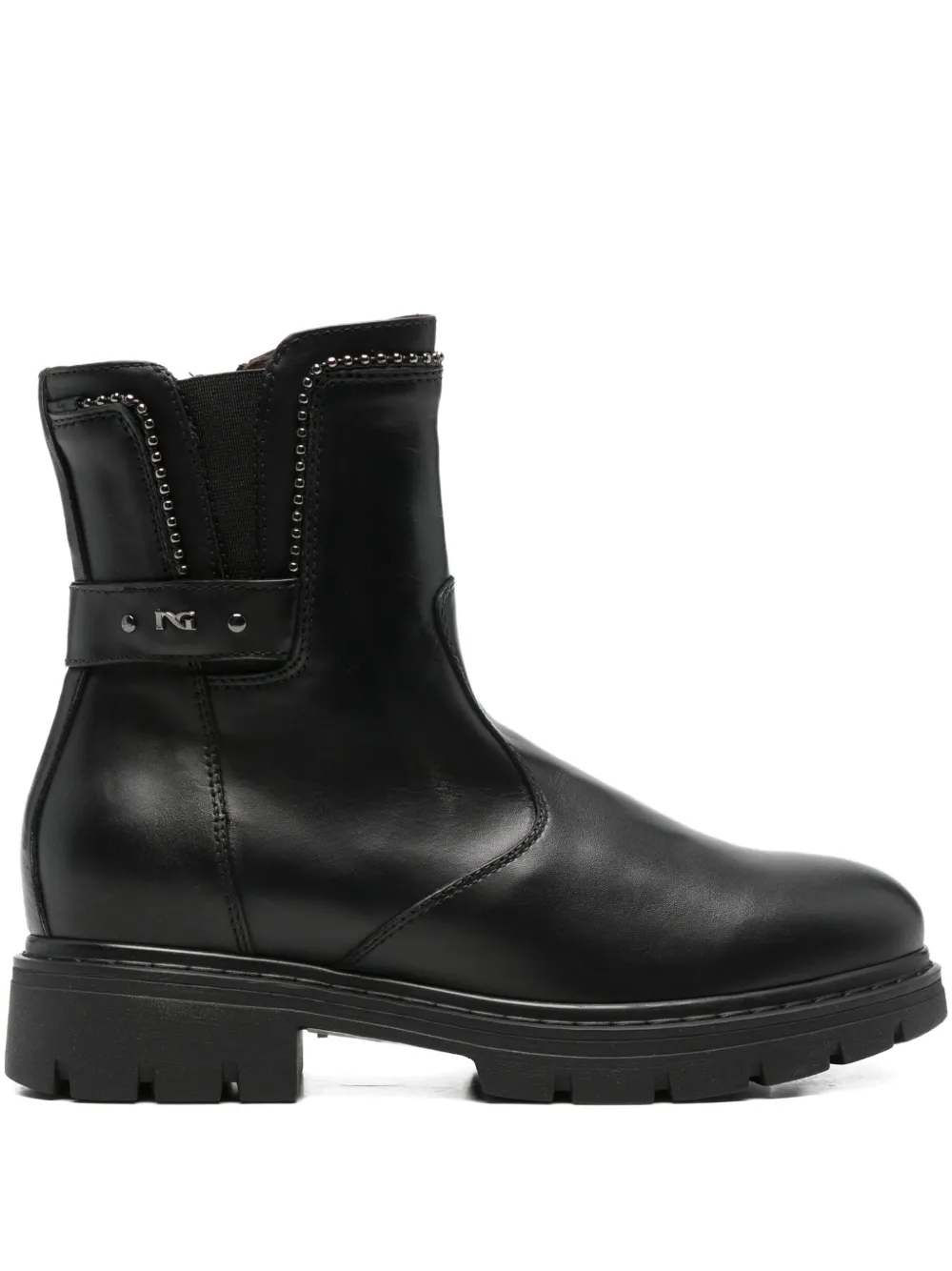 NERO GIARDINI leather Chelsea boots | Black | Image 1