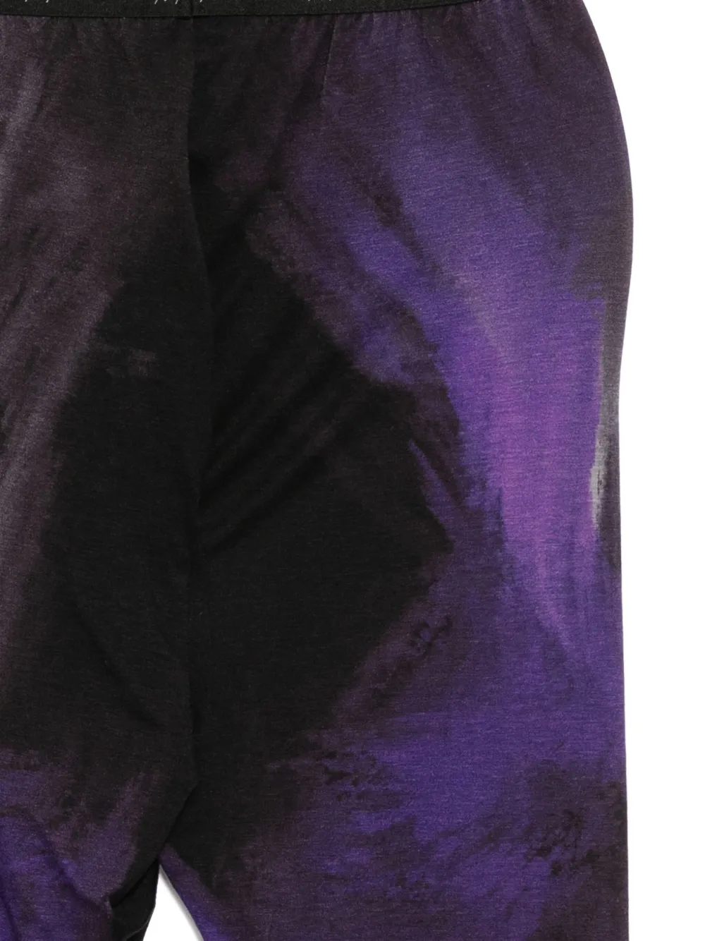 Yohji Yamamoto Legging met print Paars