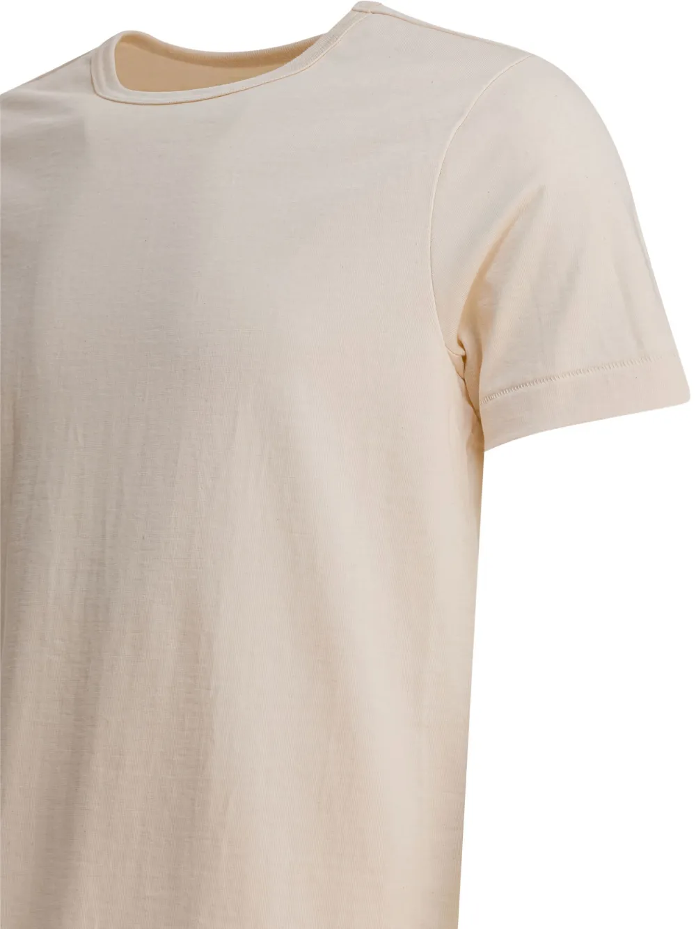 Merz B Schwanen Loopwheeled T-shirts Beige In Neutral