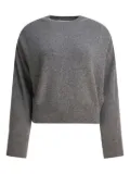 SA SU PHI ribbed-trim sweater - Grey