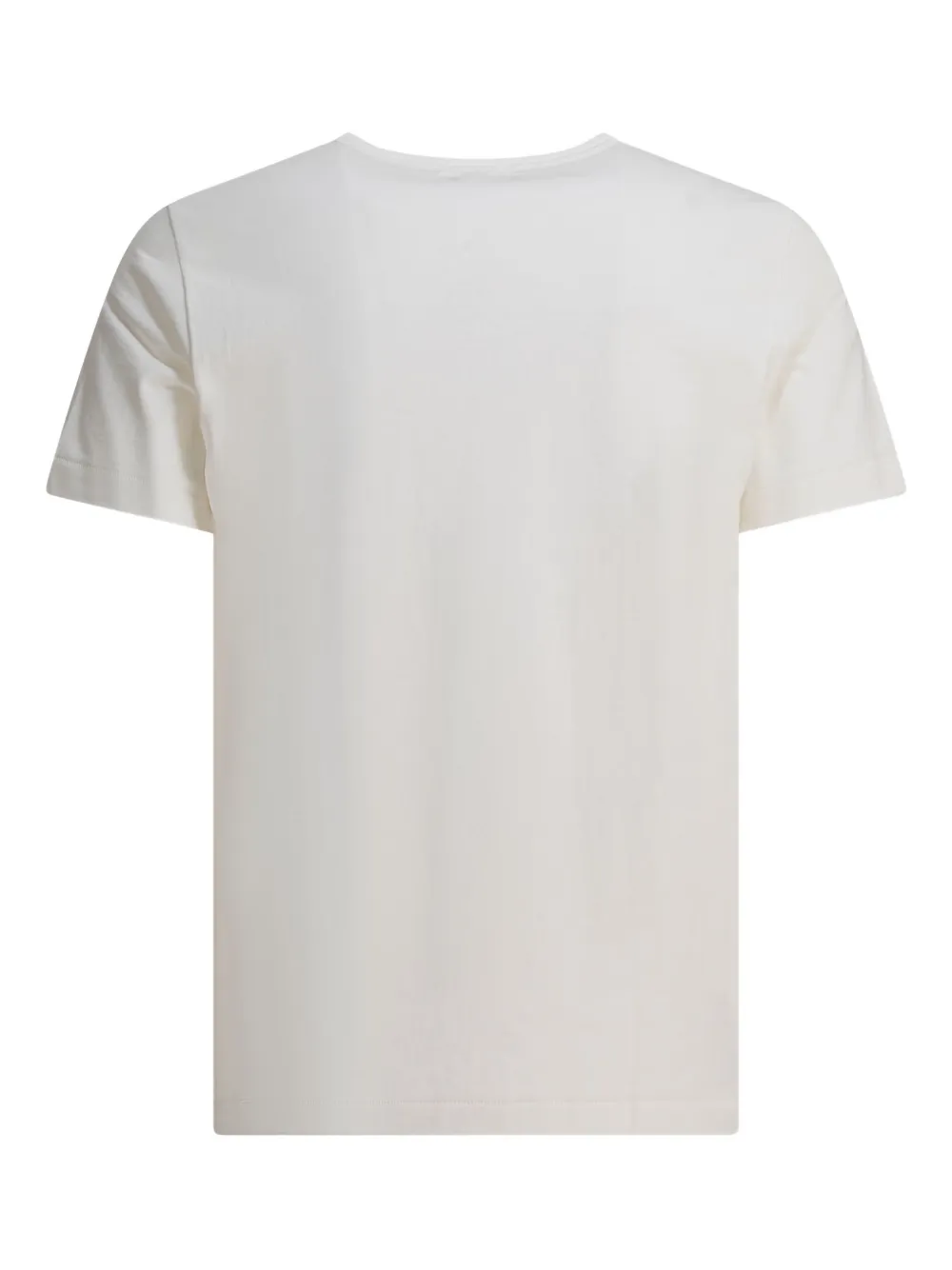 Merz B Schwanen Short-sleeve Crew-neck T-shirt In White