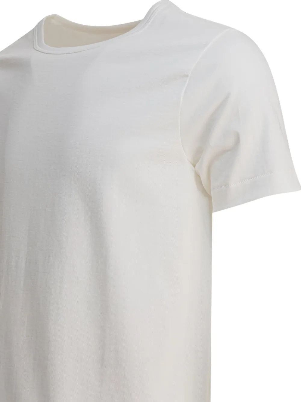 Merz B Schwanen Short-sleeve Crew-neck T-shirt In White