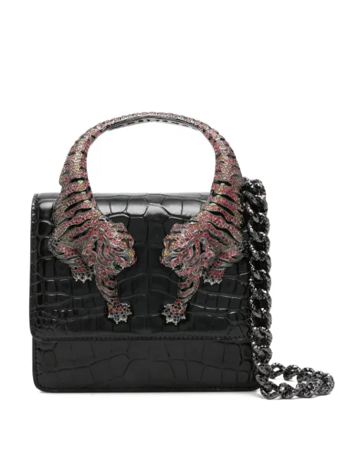 Roberto Cavalli tiger-embellished shoulder bag