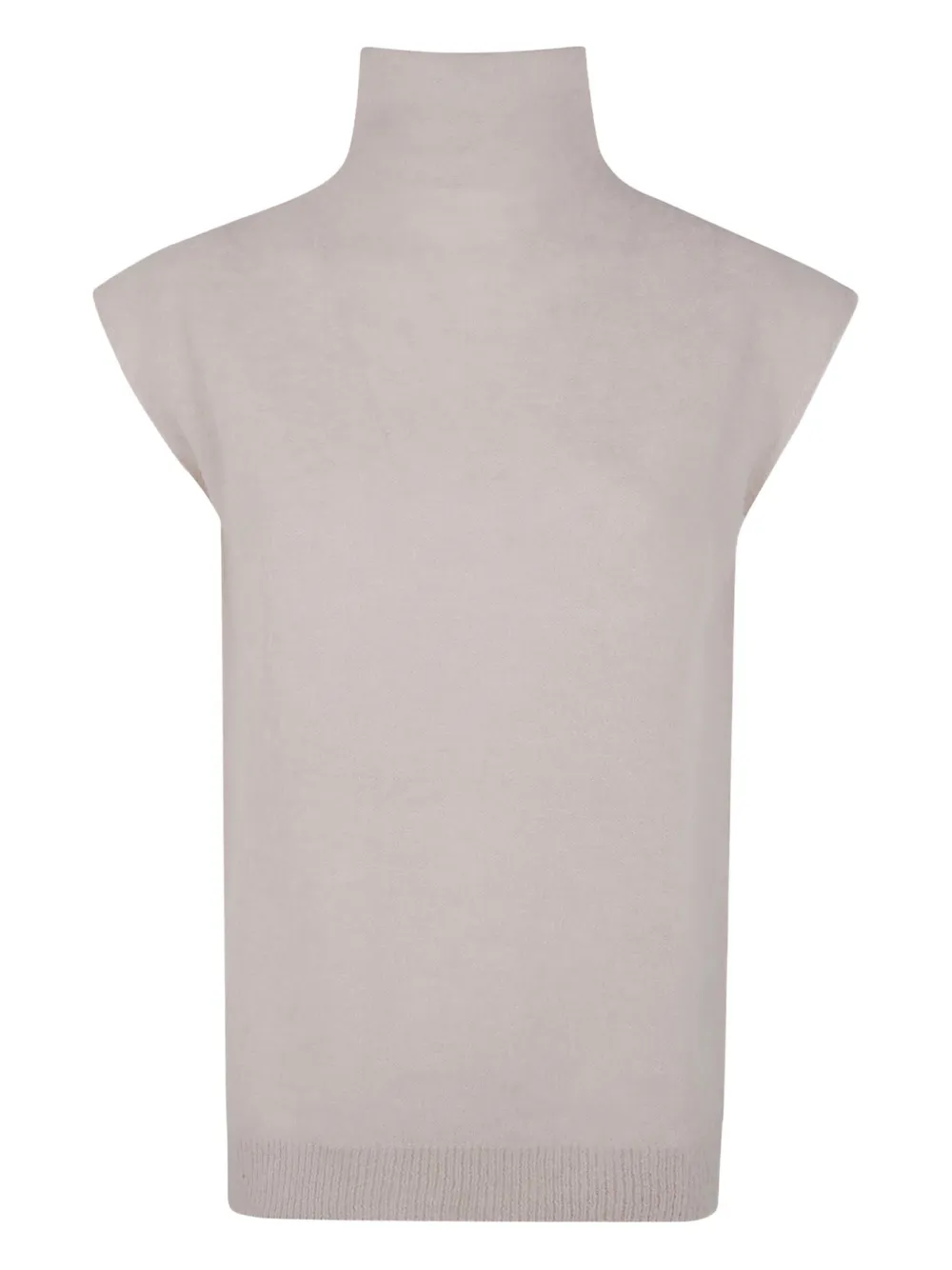 Antonelli High-neck Knitted Sweater In Gray