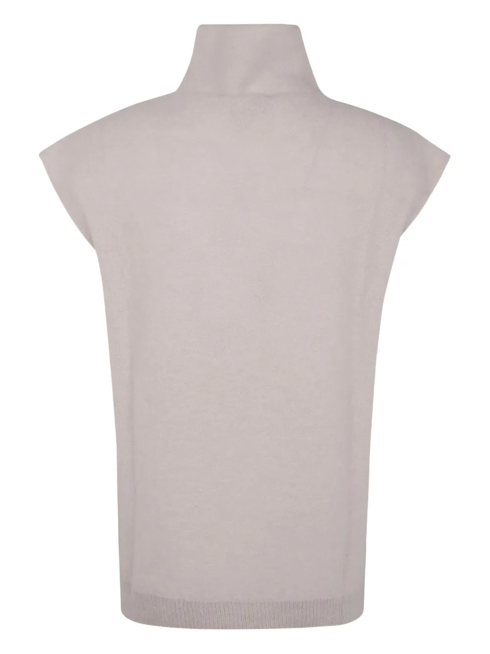 Antonelli High-neck Knitted Sweater In Gray