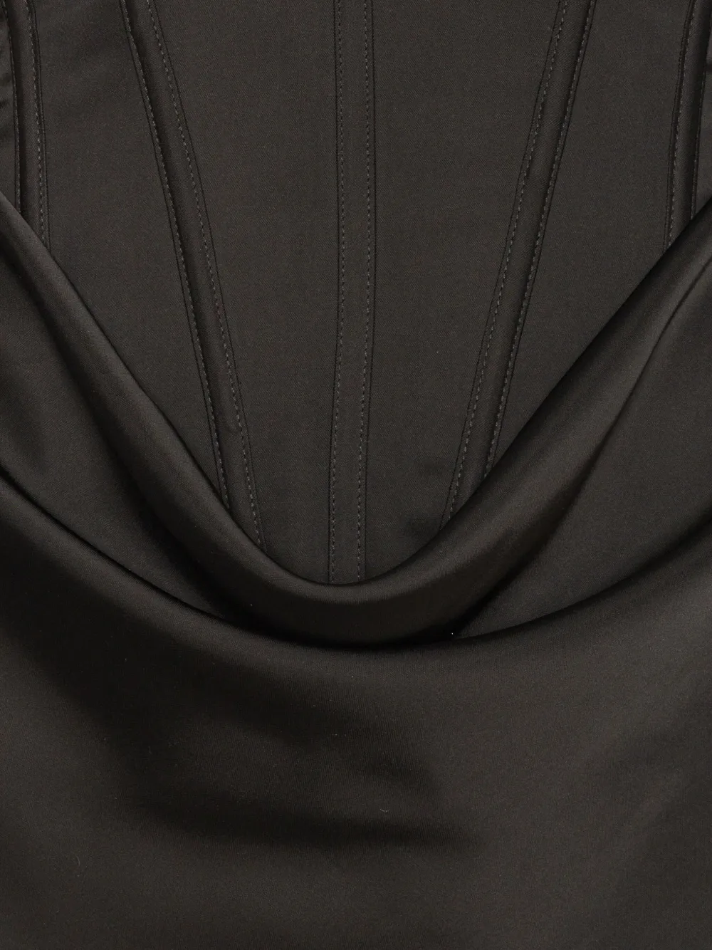 ROTATE BIRGER CHRISTENSEN Mini-jurk met korset Zwart